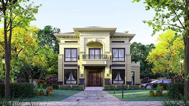 濮阳中式合院住宅，开放庭院与邻里乡亲更亲近